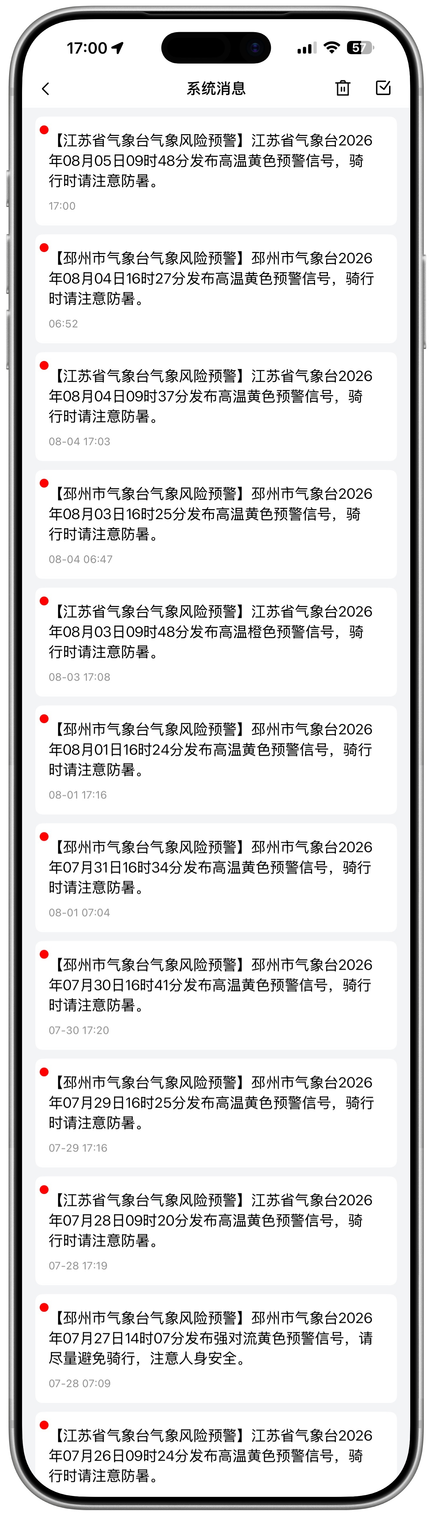 邳州快热化了