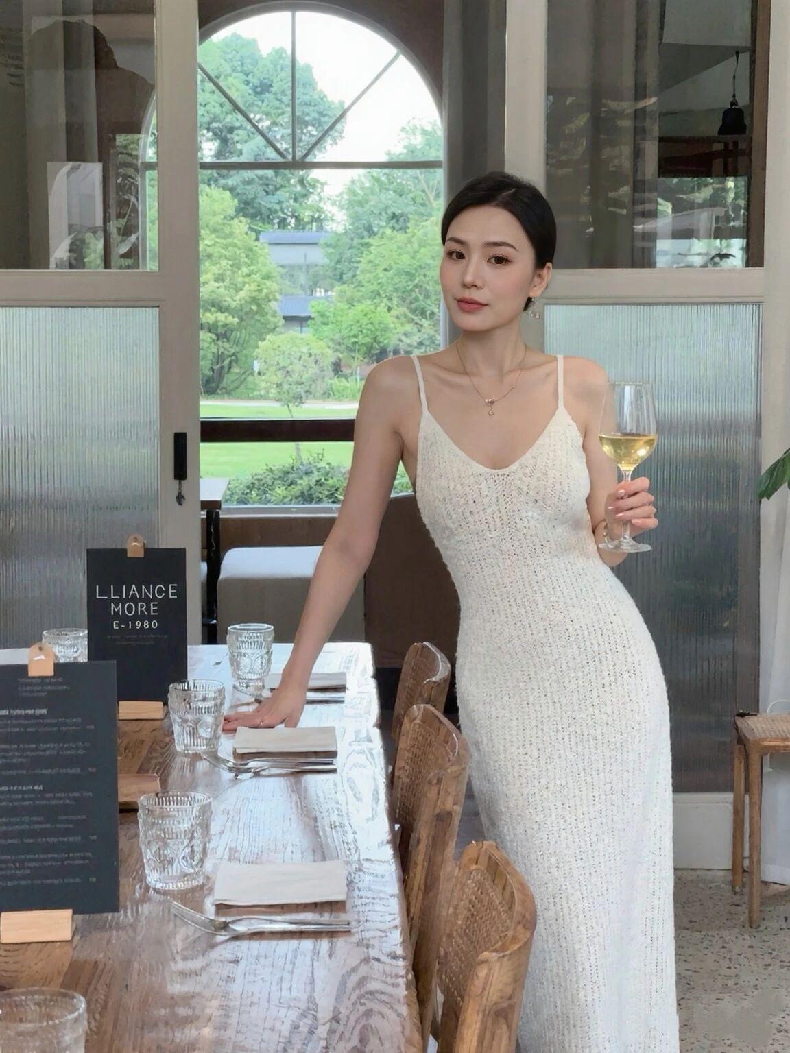 这是一个很拼搏的女人，不算漂亮但绝对爱捯饬