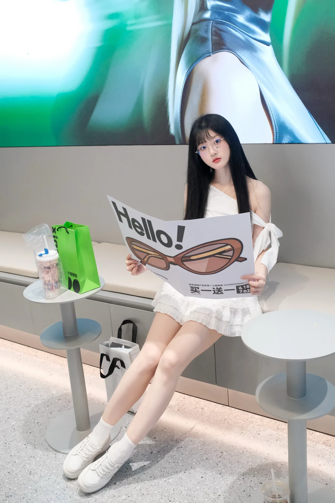 谁懂！戴眼镜直接变身清冷智系美女