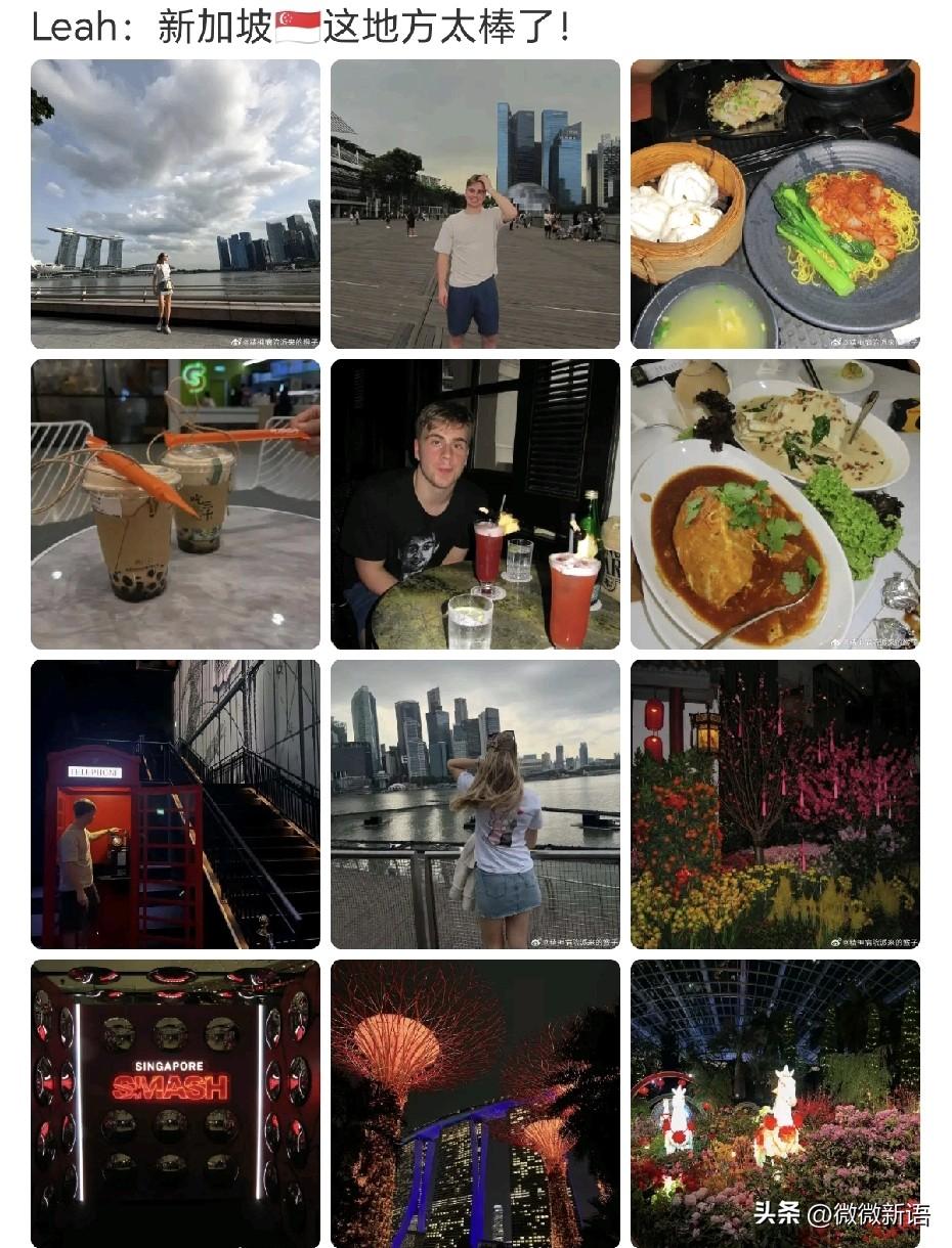 小莫女朋友：新加坡，这地方太棒了。
这次新加坡大满贯赛，小莫的父母、女朋友都来看