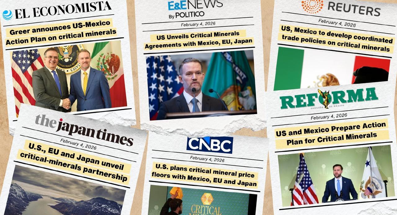 美国贸易代表：关键矿产支撑着美国人日常依赖的技术与基础设施。在特朗普总统的领导下