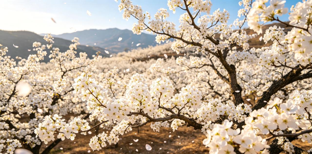 漫山遍野苹果梨花海在龙井的山野绽放

        你见过龙井的山野春天吗？那