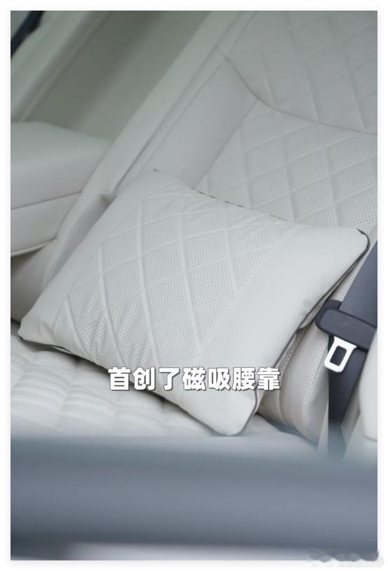 理想搞这个磁吸腰靠我觉得挺好的，日常用车靠枕总是乱飞，经常还会在地上，磁吸腰靠真