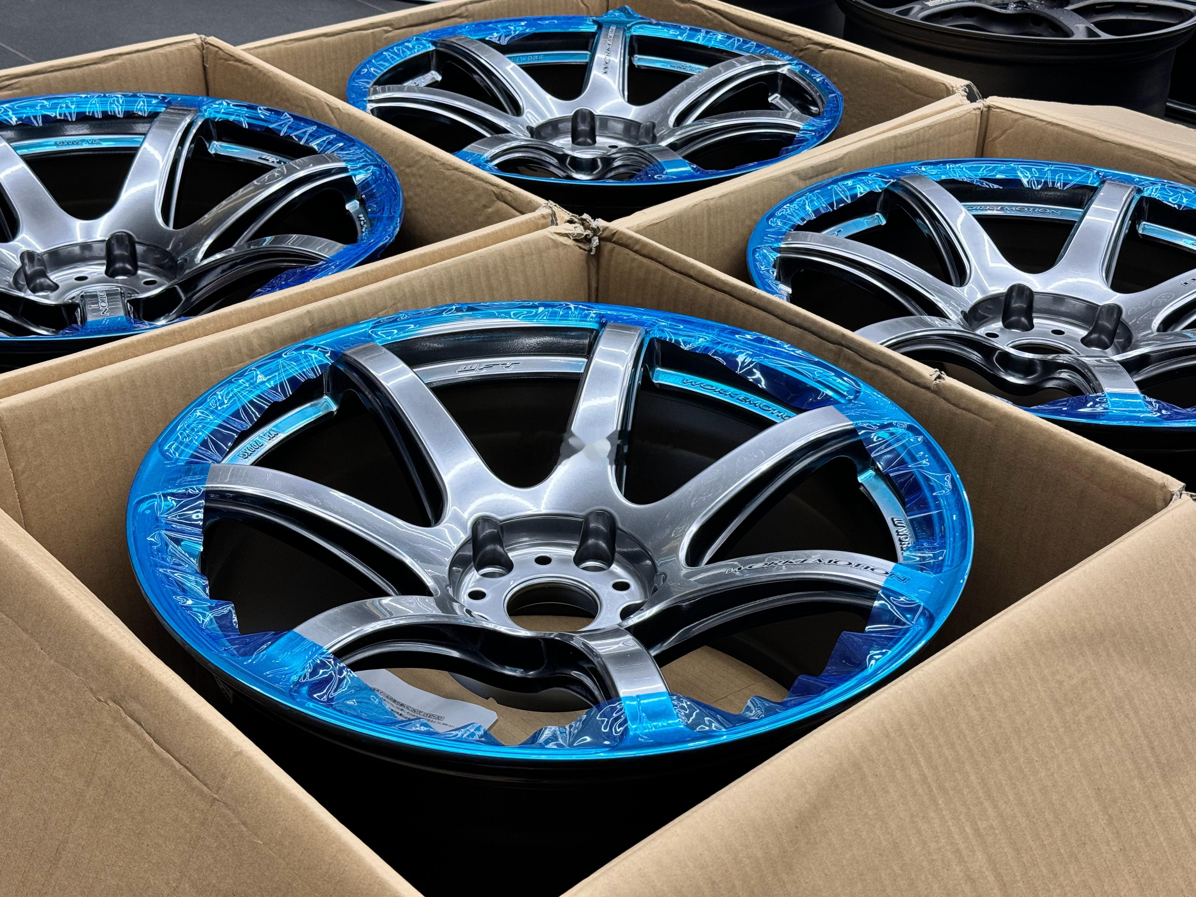 玩家可入手： 日本WORK EMOTION T7R 19寸 9.5J ET25 