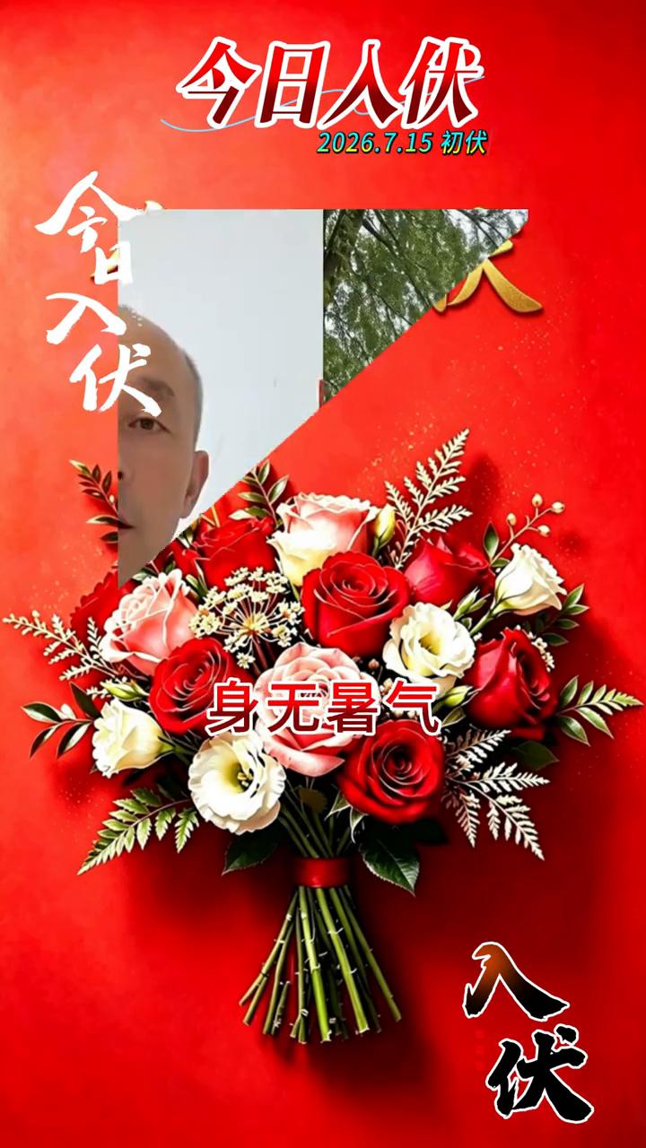 今日入伏。
今日入伏，一年中最热的时候到了。愿我爱的人和爱我的人在这个炎炎夏日心