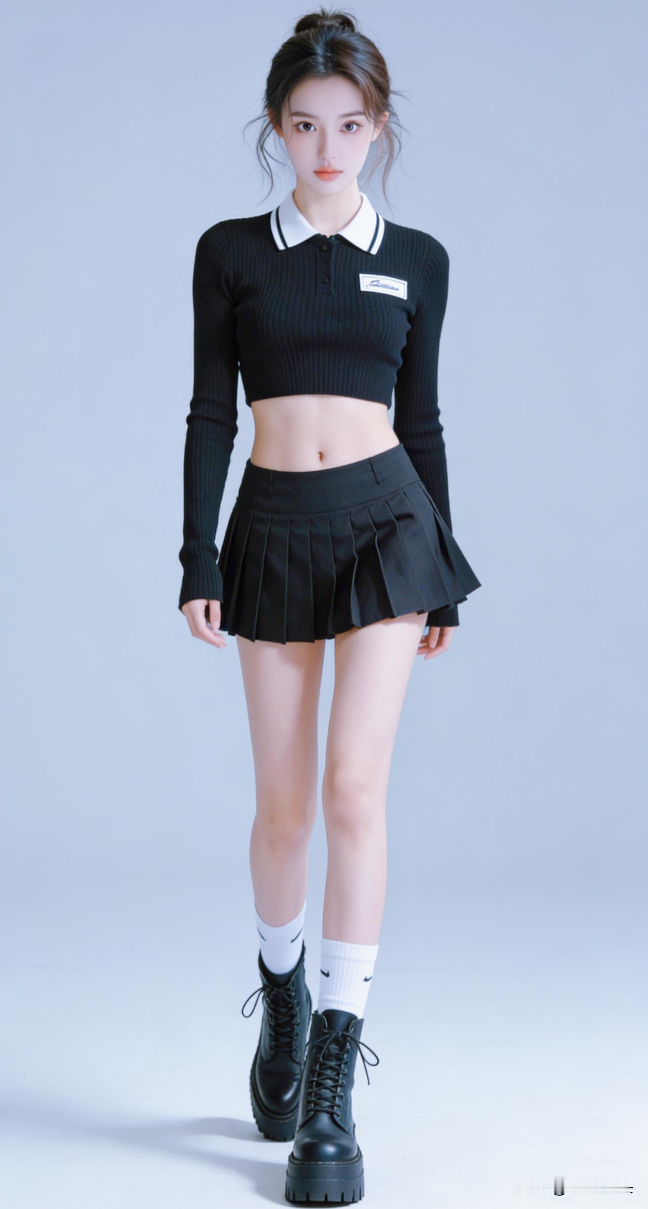 青春校园风穿搭指南，黑白配尽显时尚感！美女都喜欢啥运动呢 女生如何穿搭看起来时尚