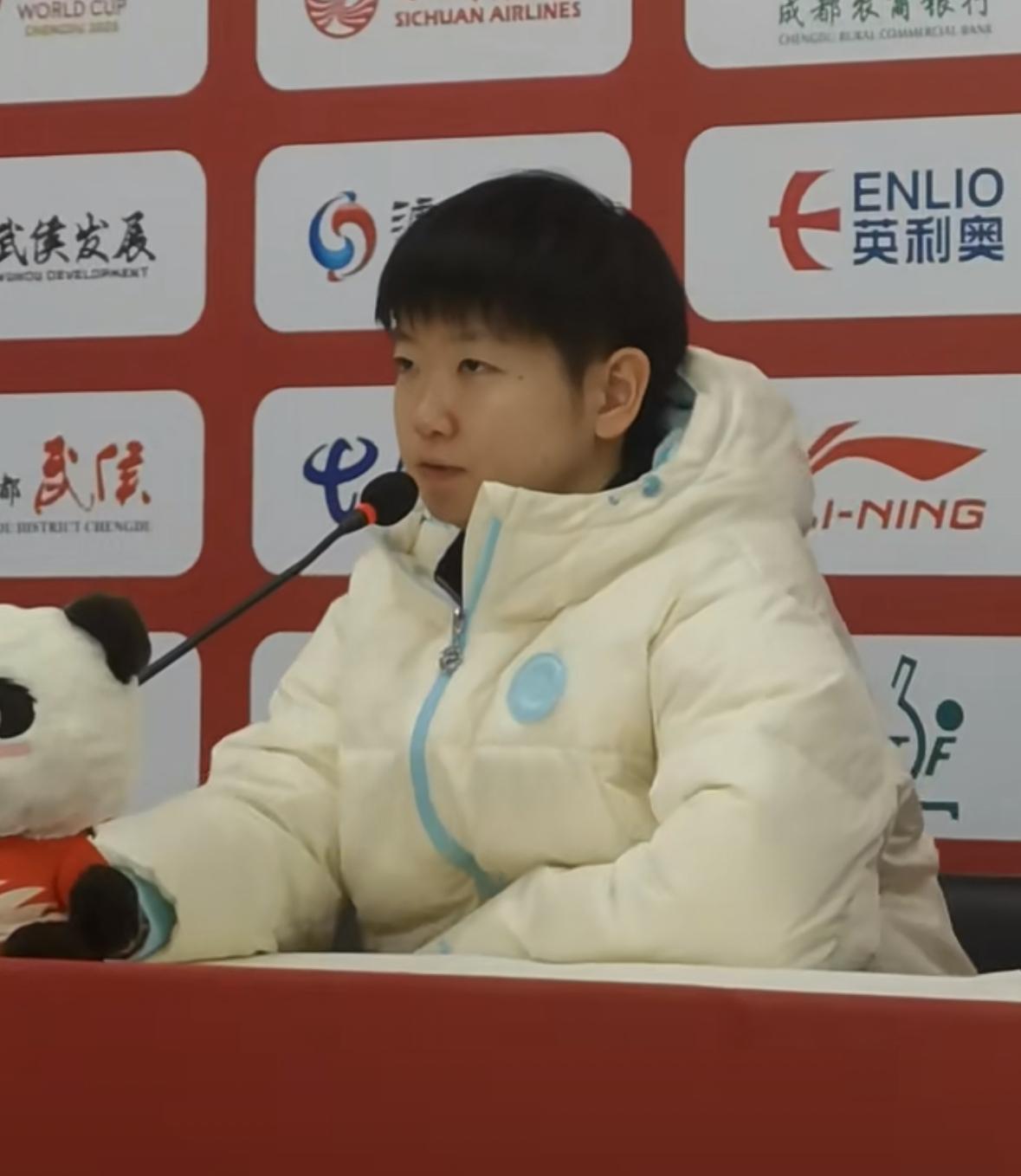 成都混团 中国8:4德国 孙颖莎赛后采访：每一局都非常重要！
孙颖莎：
“今天面