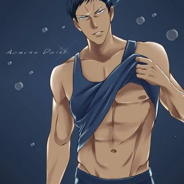 #二次元黑皮帅哥#黑皮男神千千万，青峰大辉我最爱，拥有让对手难以反应的加速力，高
