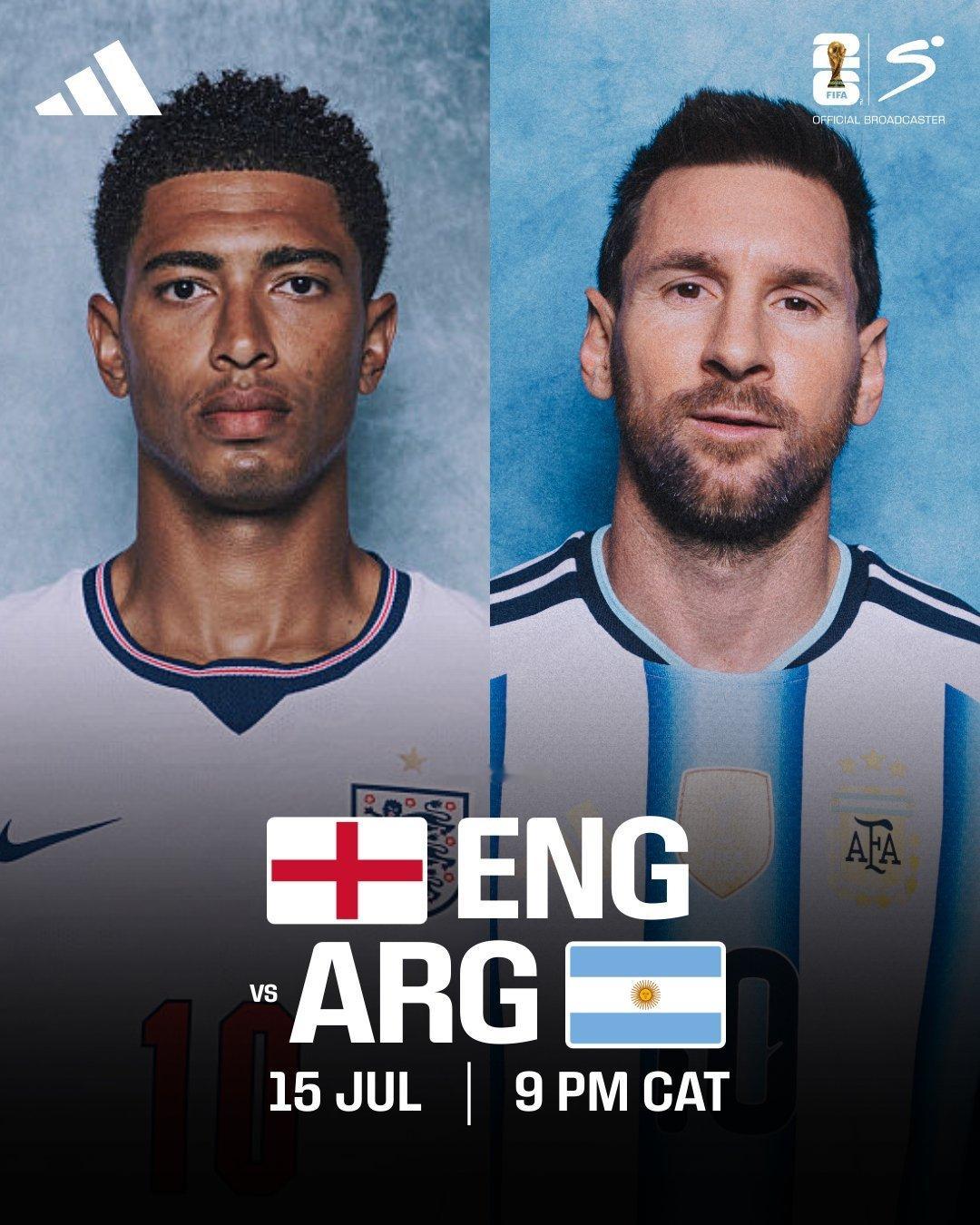 今日世界杯+欧冠杯两场，实弹作业放在在置顶！世界杯 03:00英格兰vs阿根廷方