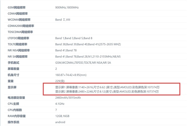 OPPO Find N5入网：详细参数出炉高通骁龙8至尊版、有12GB和16GB