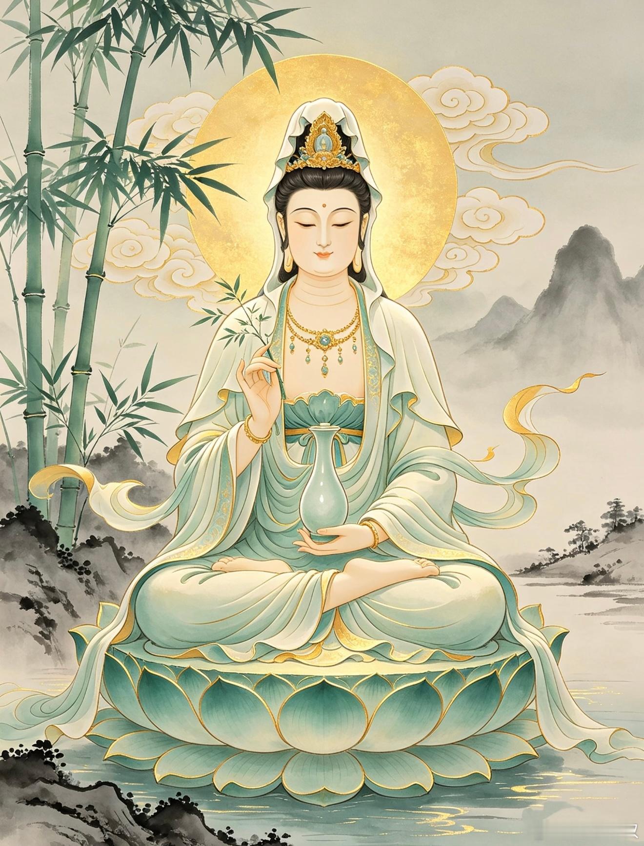见佛祈福🙏，竹影挡喧嚣，禅灯映良宵。抚平俗世奔波与寂寥，坚守本心良善与清高，凡