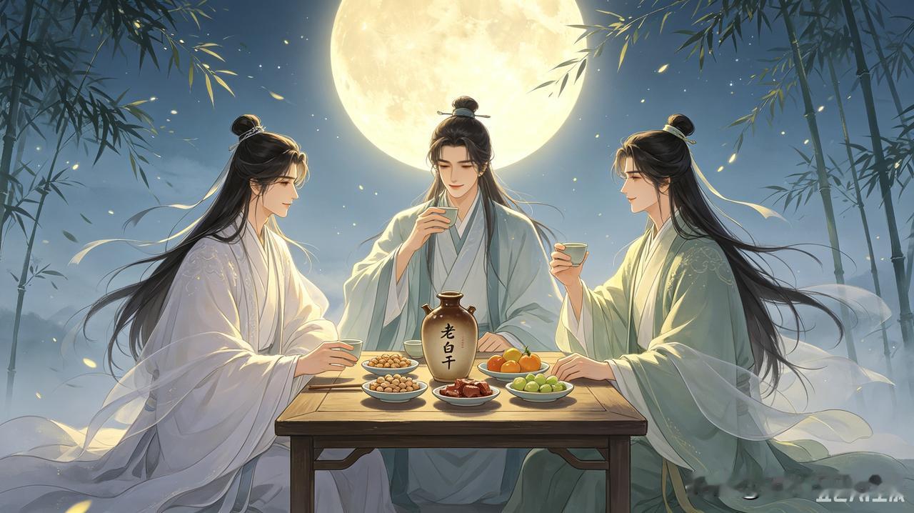 醉吟
知己莫过三，
一杯老白干。
对饮由风醉，
两手不空还。