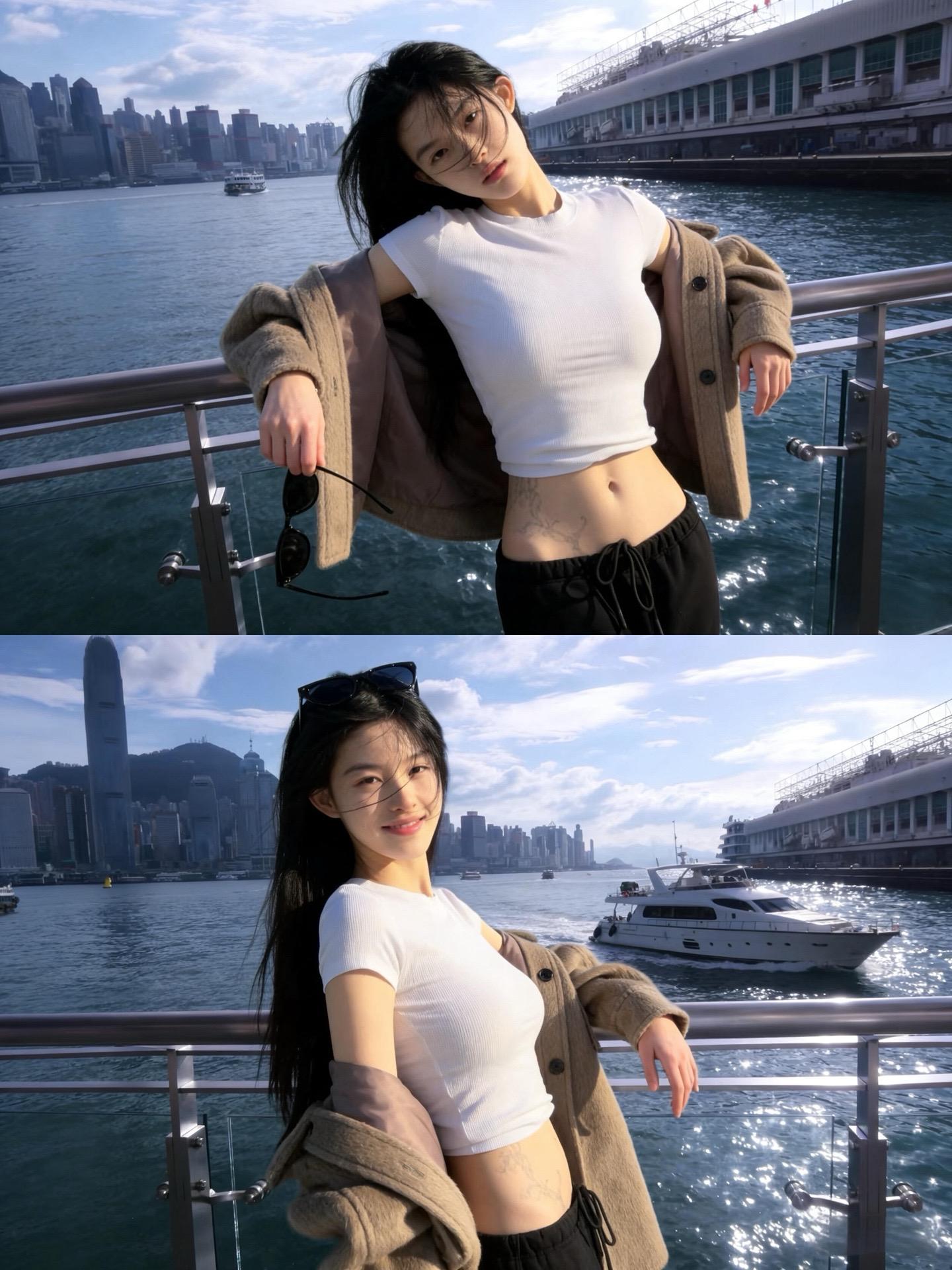 香港约拍｜维港这波港风氛围，直接夯到离谱。🌊家人们谁懂啊❗️维多利亚...