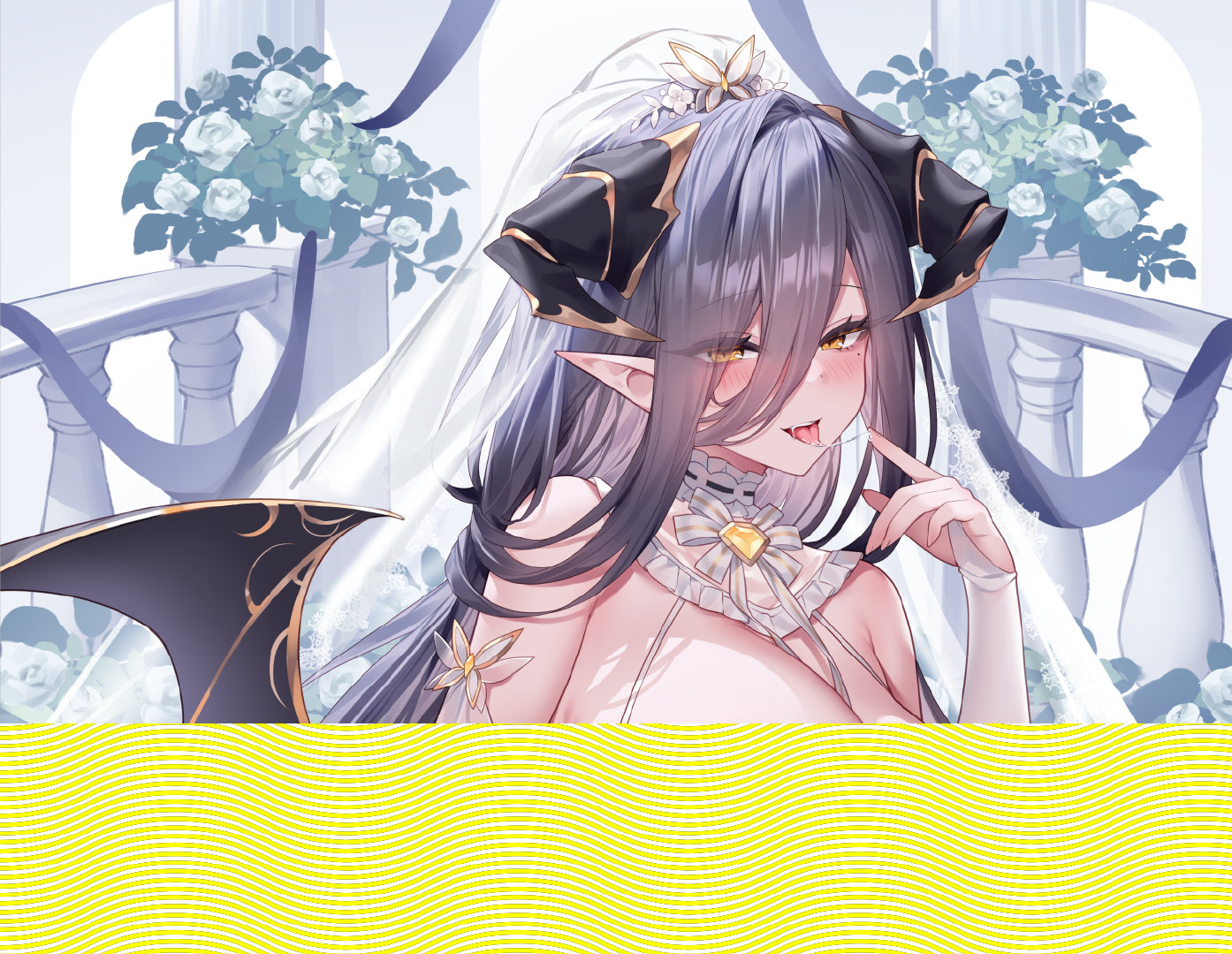 嫁サキュバス | 画师: そらなにいろ，