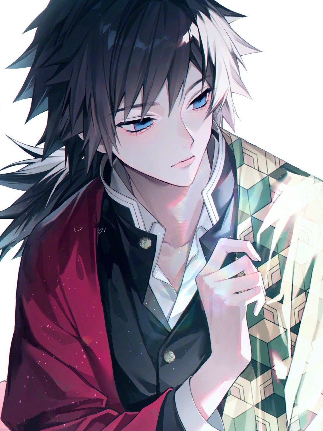 鬼灭之刃 うら老师画的富冈义勇帅的好超前！ 