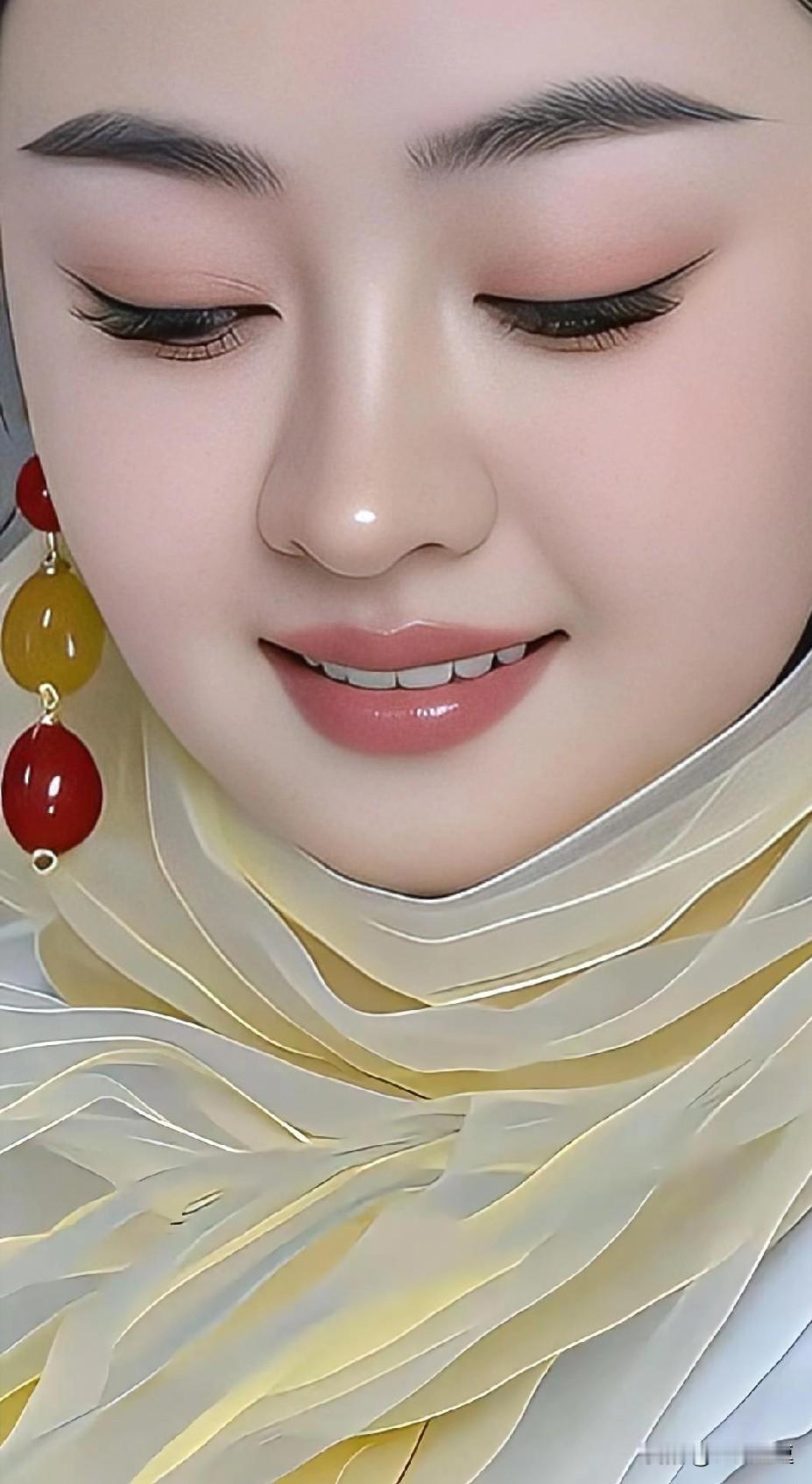 温柔微笑，暖心治愈，甜美可人