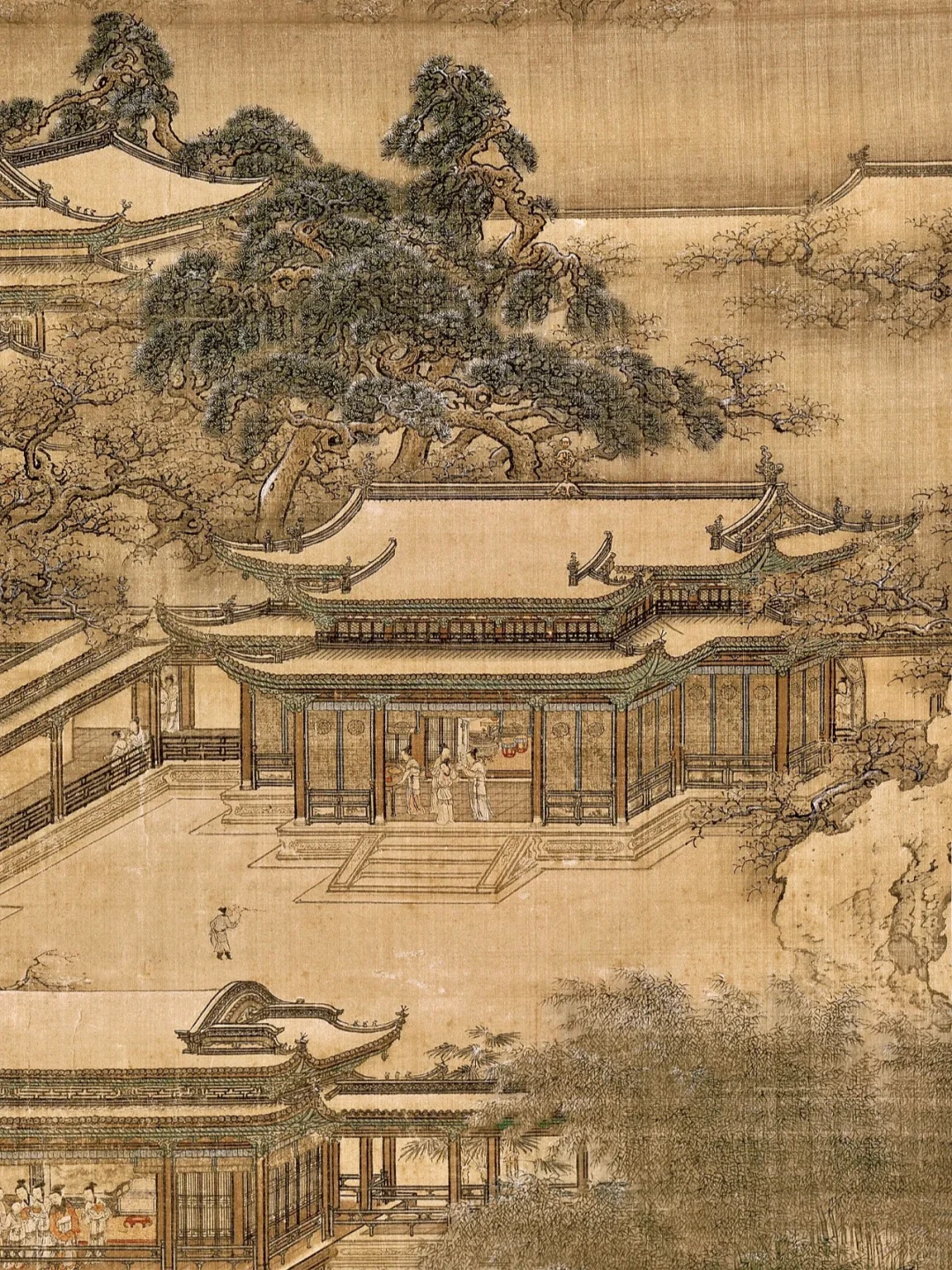 300幅传世名画袁江《梁园飞雪图》