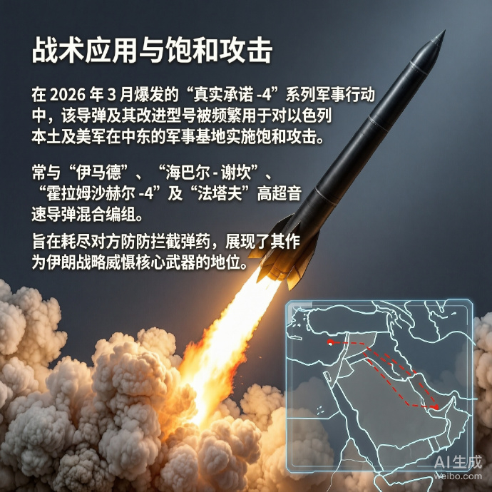 军事ai新视野 卡德尔（Qadr）导弹伊朗伊斯兰革命卫队装备的主力中程弹道导弹，