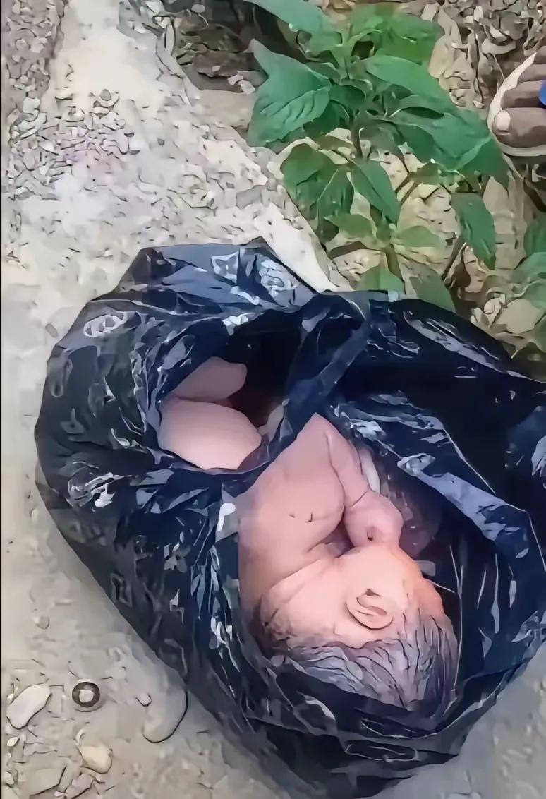 现在的人竟干这些伤德的事
网友发文
自己父母在路边捡到婴儿
只用简单的黑色方便袋