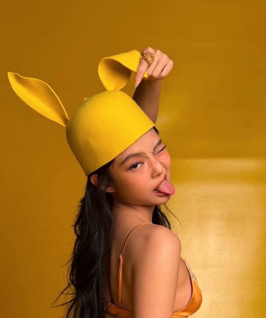 Jennie 最新写真，好有张力啊！ 