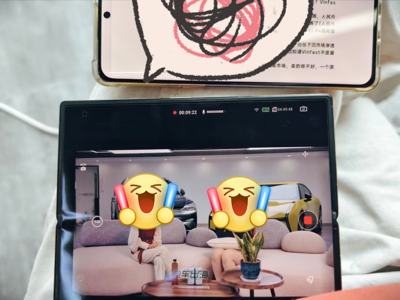 在录新的视频节目了……作为一个中登，我怕自己指手画脚瞎指挥，为了不耽误年轻人发挥