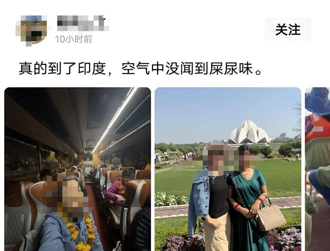 印度应该也不至于每一平方厘米都屎味。 大家不要用放大镜看，但是这位博主吹印度就有