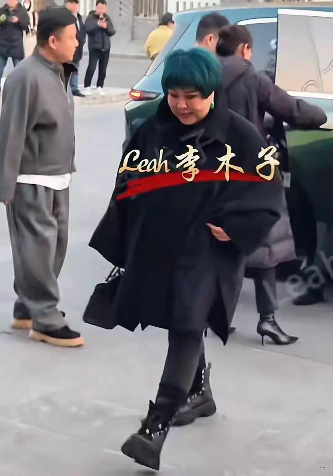 郭德纲一家四口现身，王惠染绿发体重超200斤，郭汾阳给麒麟抢花 