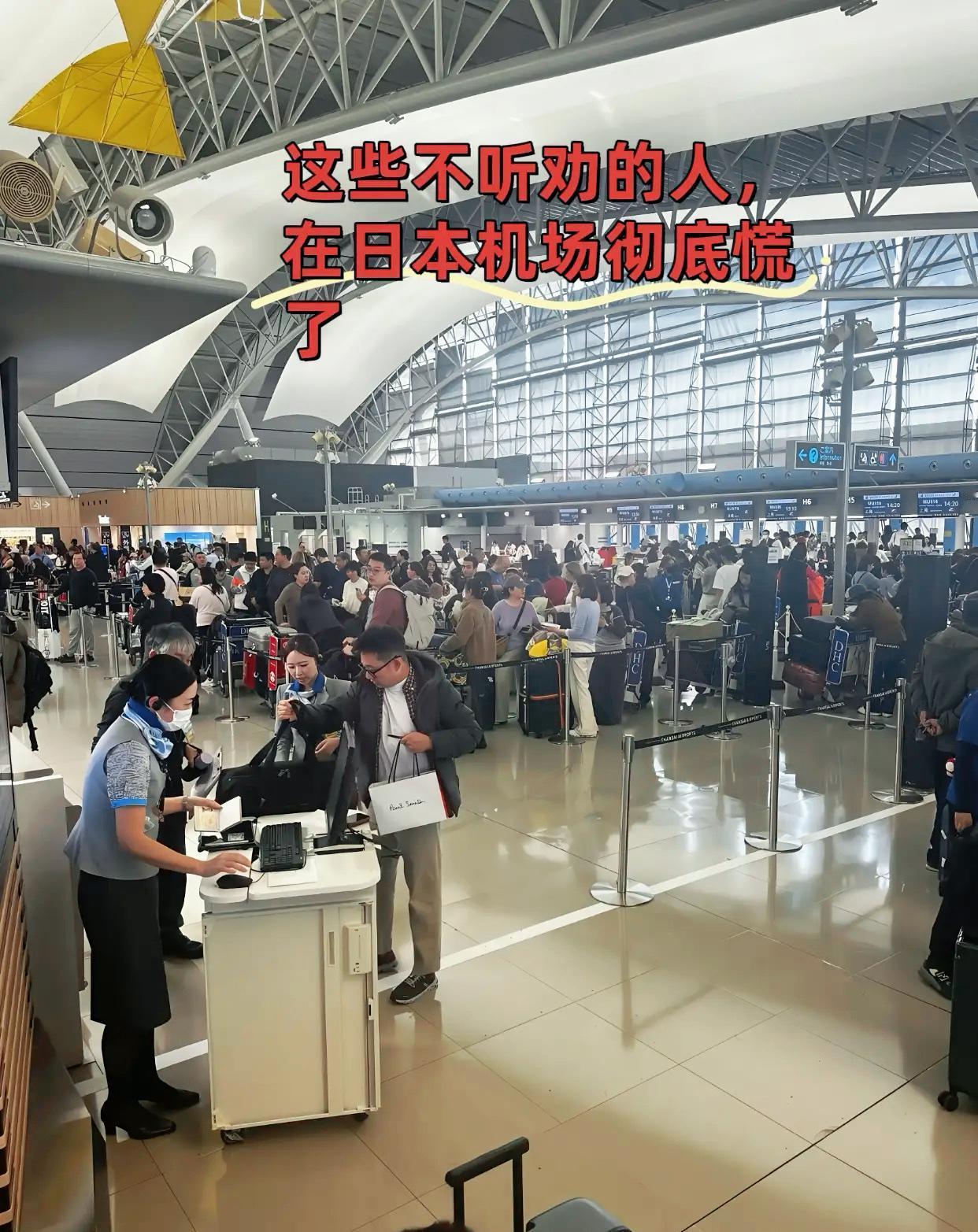 这些不听劝的人，在日本机场彻底慌了

中日航线变动的消息刷屏！刚有数据显示，12