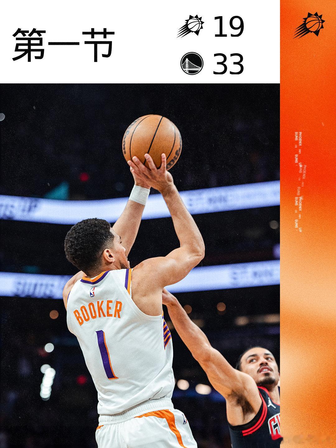 第一节[加油]菲尼克斯太阳[超话]旭日东升太阳vs勇士 ​ cr：菲尼克斯太阳 