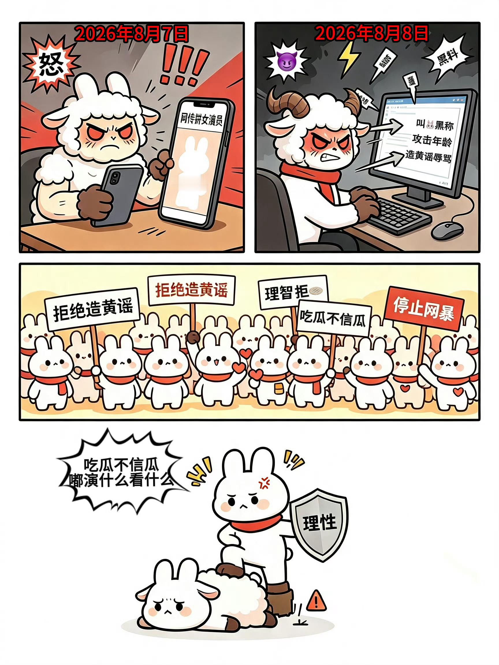 杨洋杨洋 心虚的羊毛不哭，吃油条 