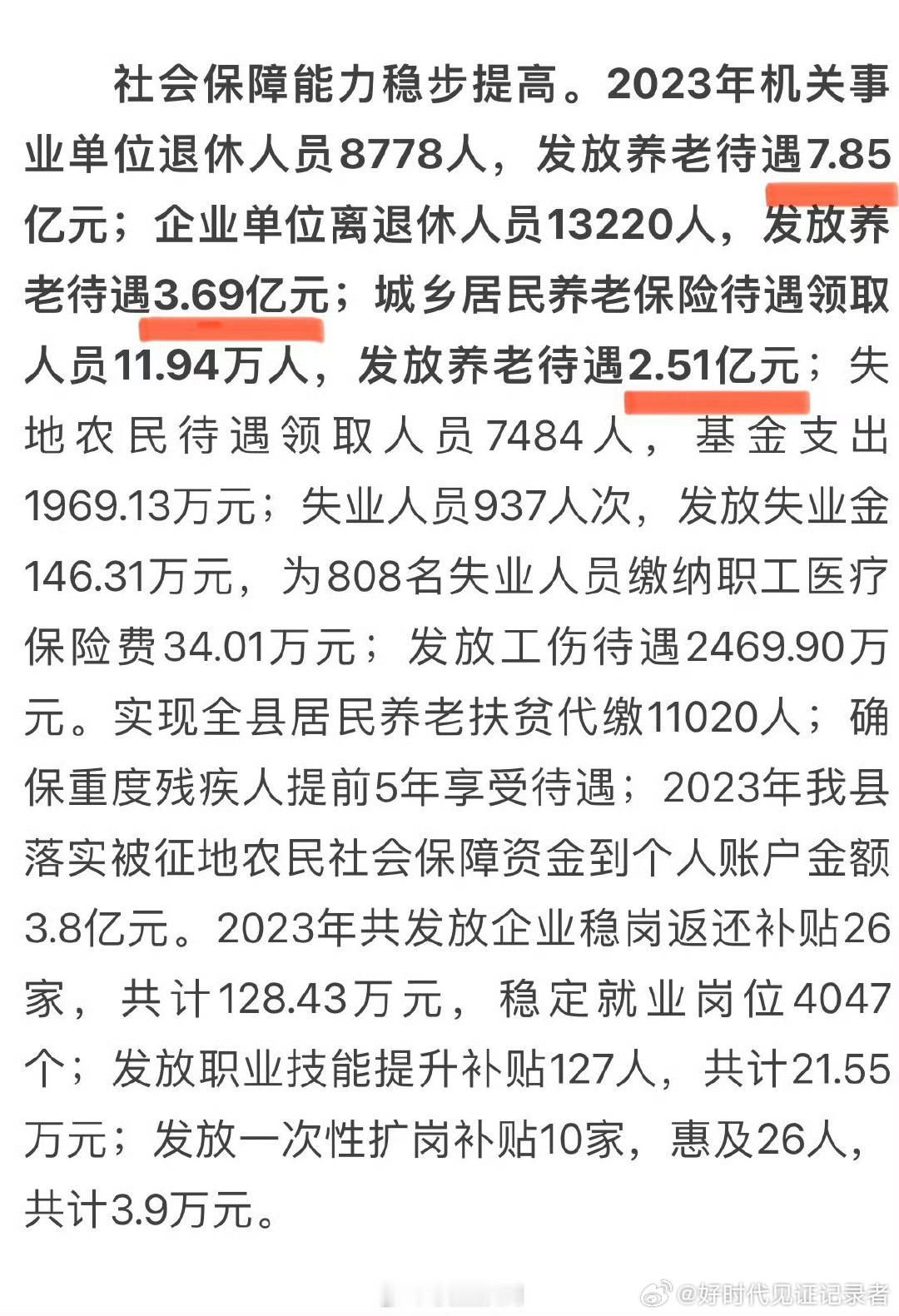 山东省菏泽市成武县2023年国民经济和社会发展统计公报中有关当地机关事业单位人员