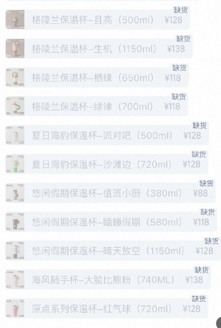 就这种蝗虫过境的风格 知道的是买杯子 不知道还以为要买哥的一辈子.. 