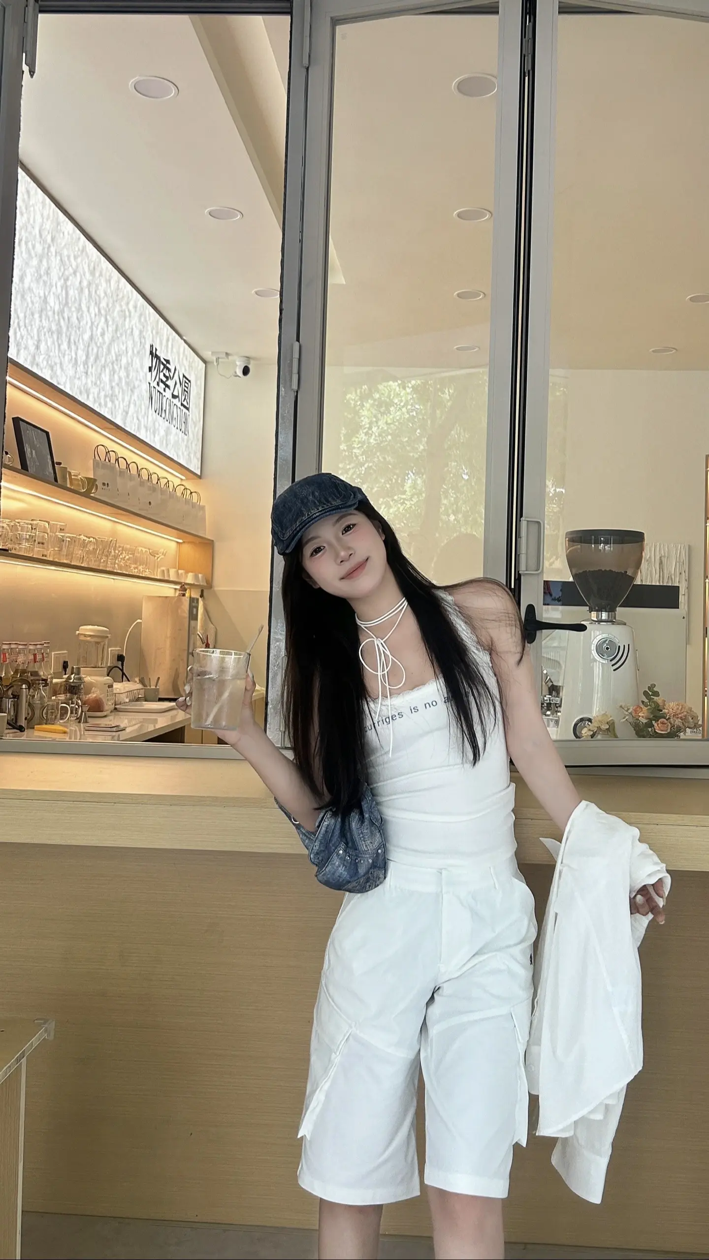 all white