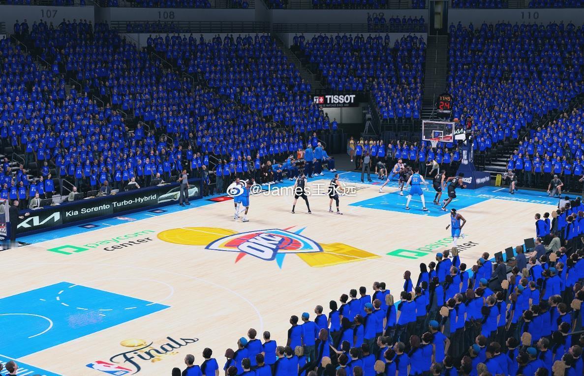 2K14 马刺、湖人、森林狼和雷霆队总决赛球场地板 - GottaLuv2Kme