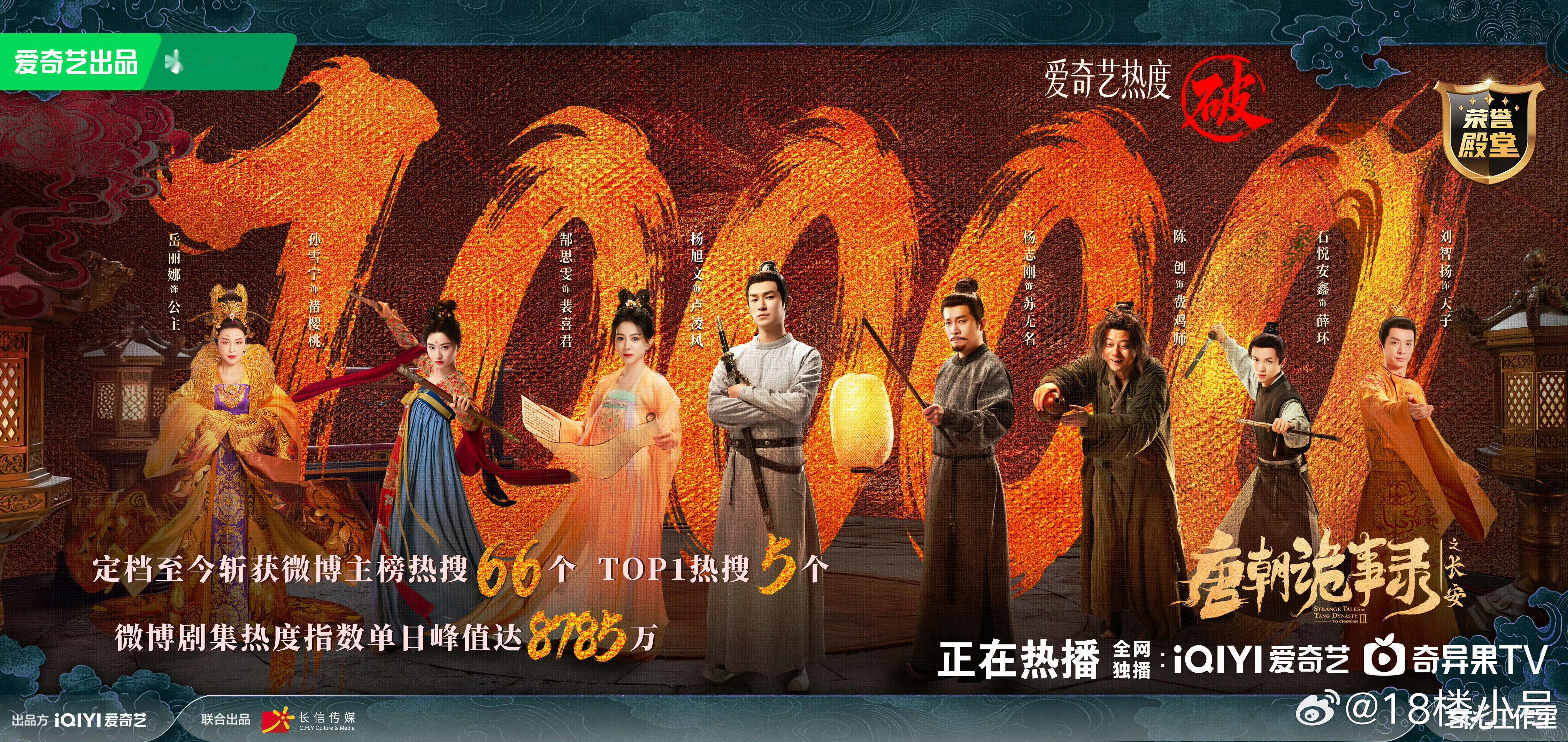 恭喜唐诡3破万🎉第二部和第三部都进入破万俱乐部，看过的都说唐诡值得 