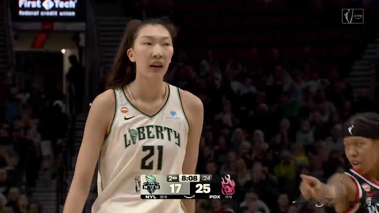 韩旭出场7分钟2中1得到3分2篮板2助攻，WNBA自由人队客场100-82大胜火