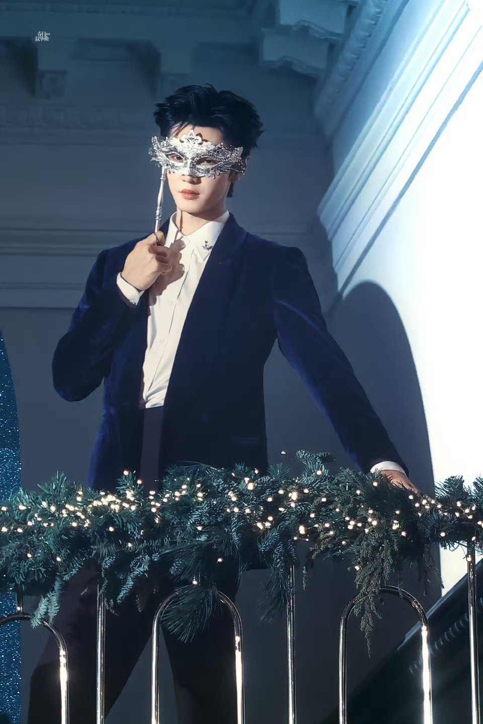 陈哲远假面舞会王子，这个银色面具也太迷人了啊