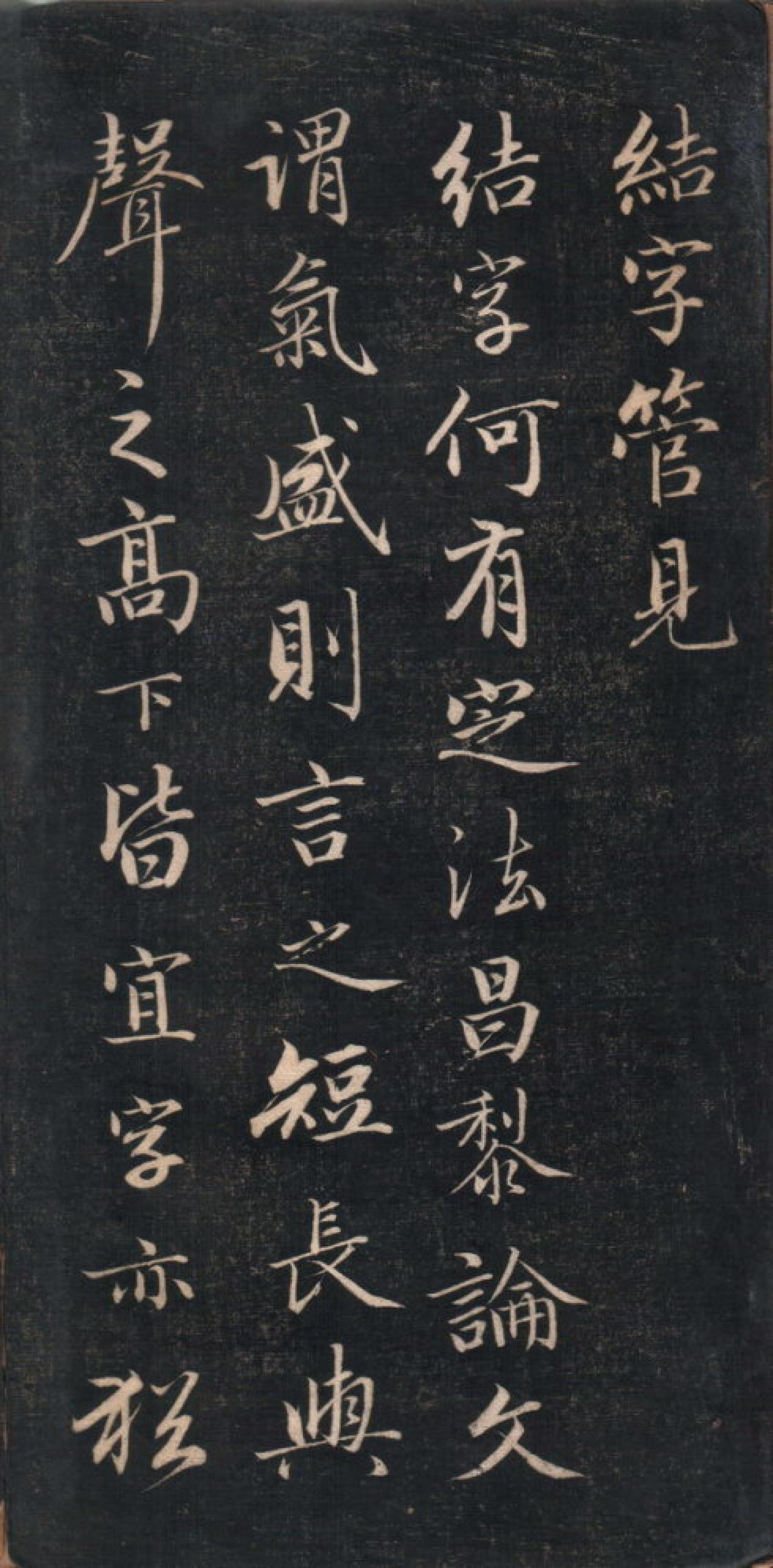 成亲王结字管见书法欣赏