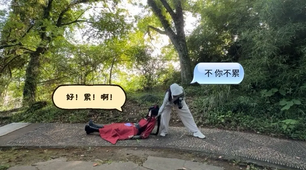 希望下次摄影可以背着我拍完正片嘻嘻。