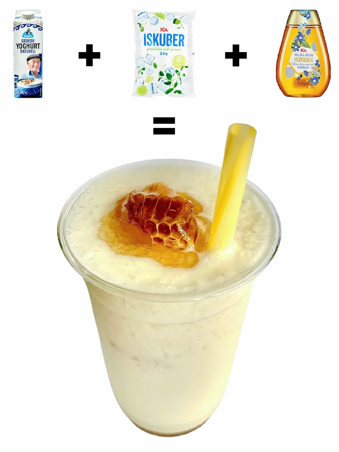 新疆人夏天专属的冰拿铁！太好喝了吧！