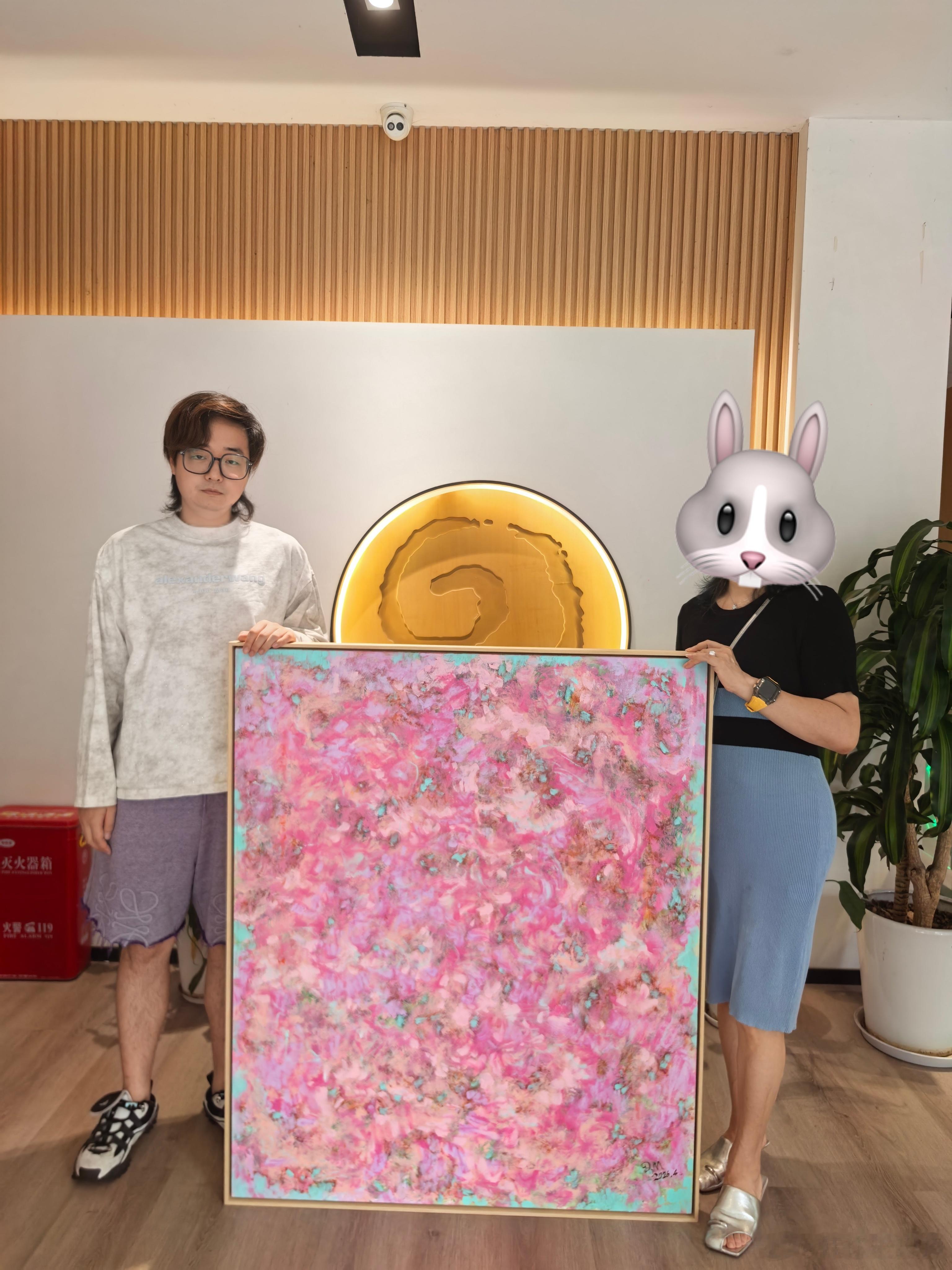 韩德忞同学今天下午终于在朵云轩和喜欢并买下他画的神秘小姐姐相见了🙏…… 