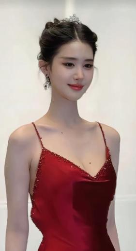 这个24岁的姑娘，靠着一张圆润精致的娃娃脸，外加独特的气质，一下子闯进了大众视野