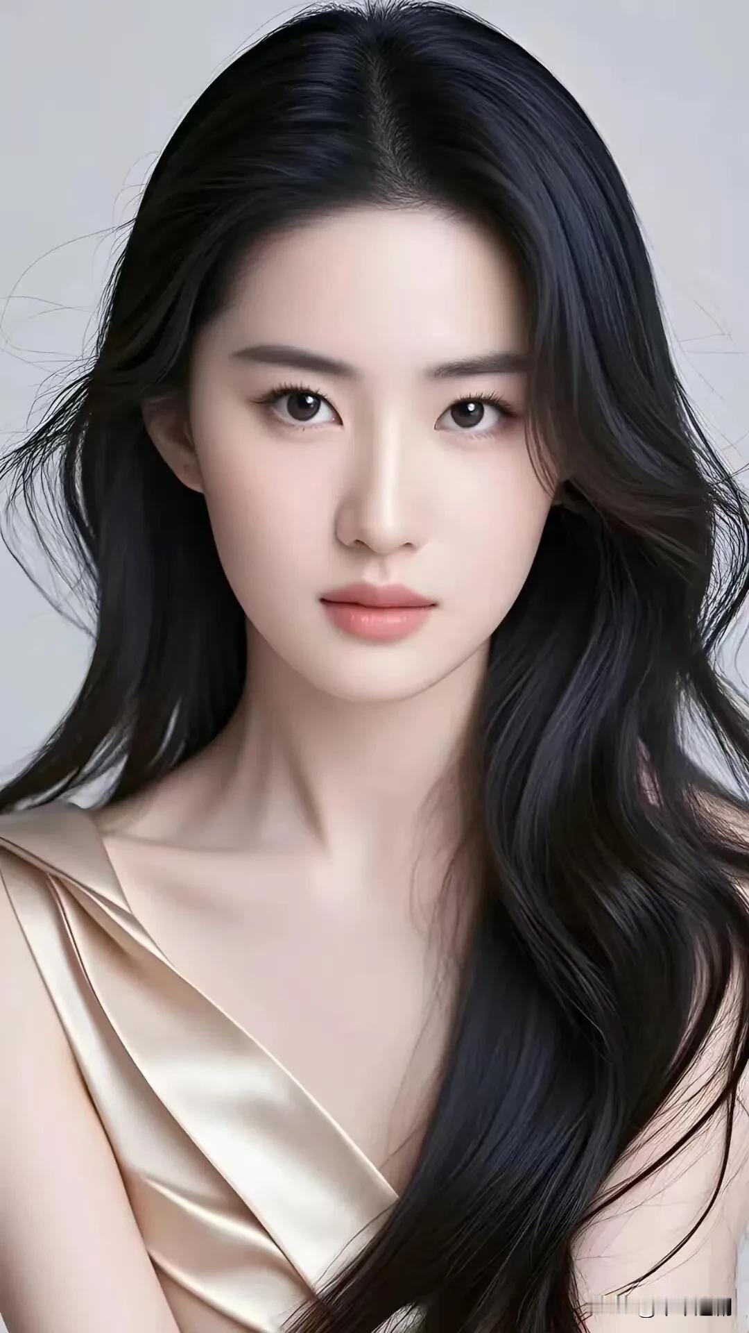 成熟稳重的美女你喜欢吗?
黑丝如瀑，衬得肌肤胜雪。
缎面的柔光落在肩头，
眉眼间