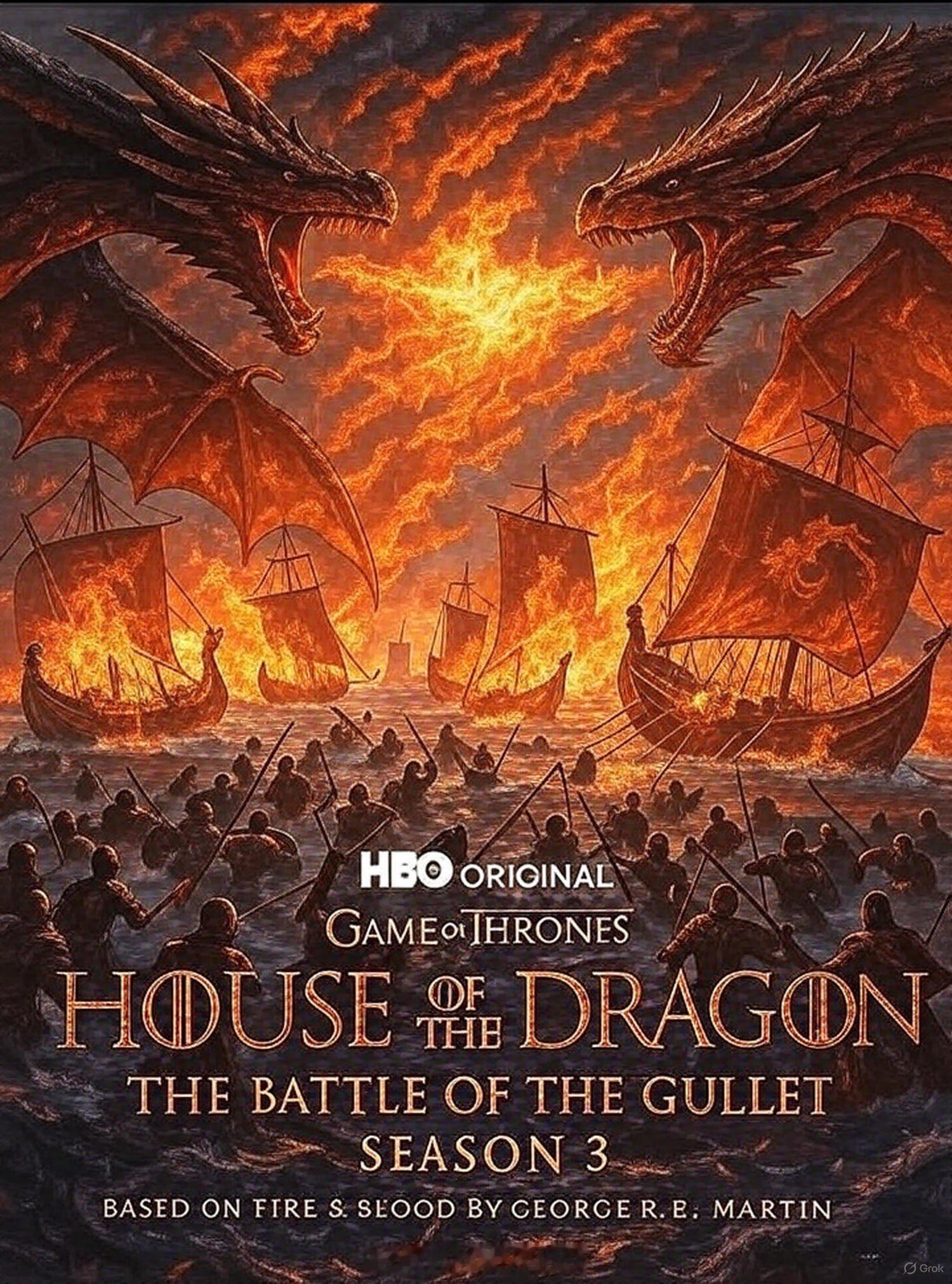《龙之家族》时隔两年归来。据说 S3E1 时长 90 分钟，涉及大规模龙战等高燃