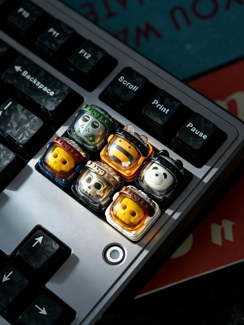 太空人键帽|设计：bobkeycaps设计美学产品设计