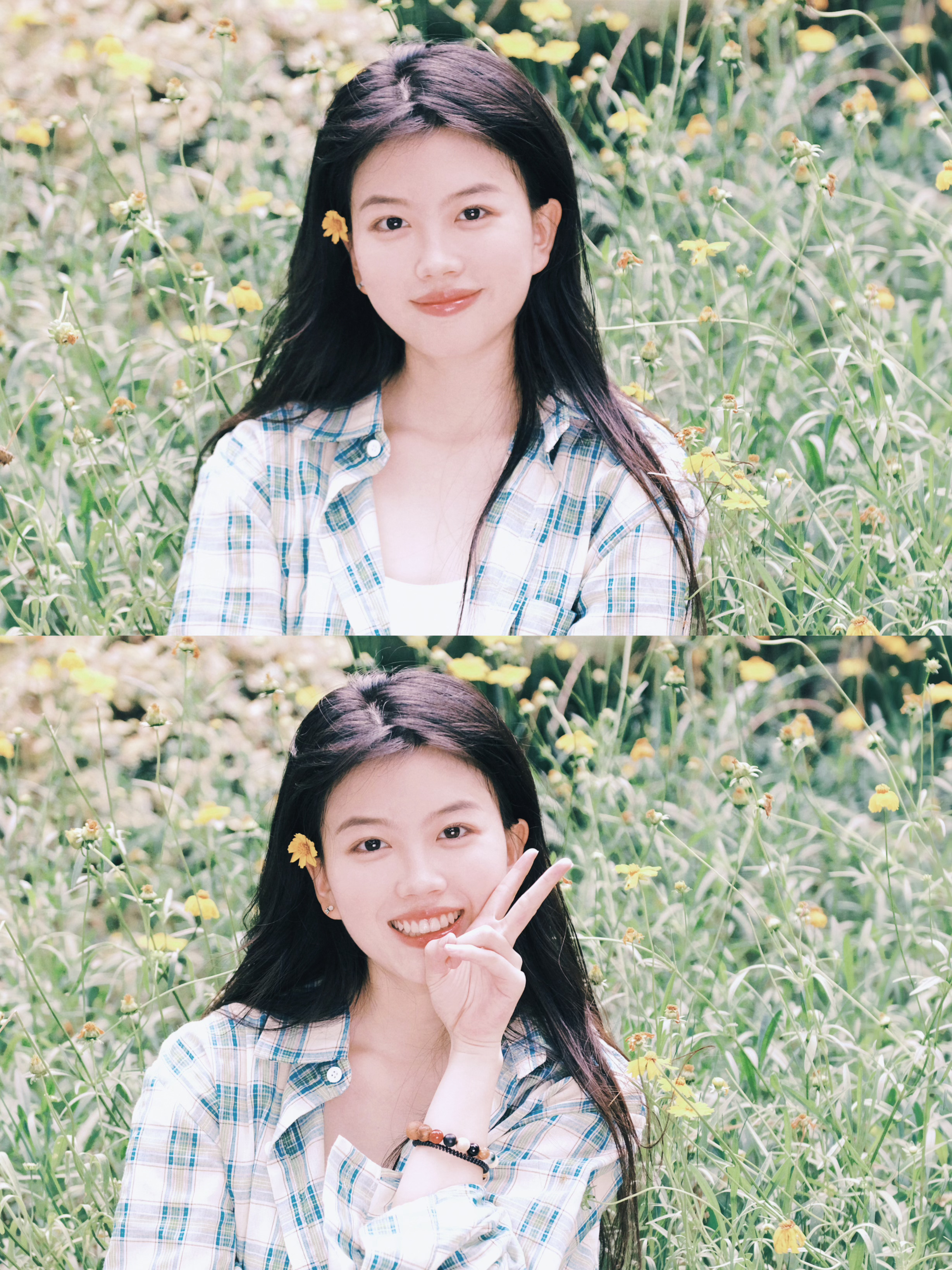 爱她明艳 也爱她素颜白面 ​​​