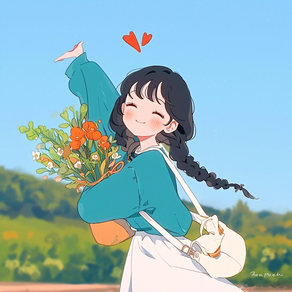 动漫女生头像 