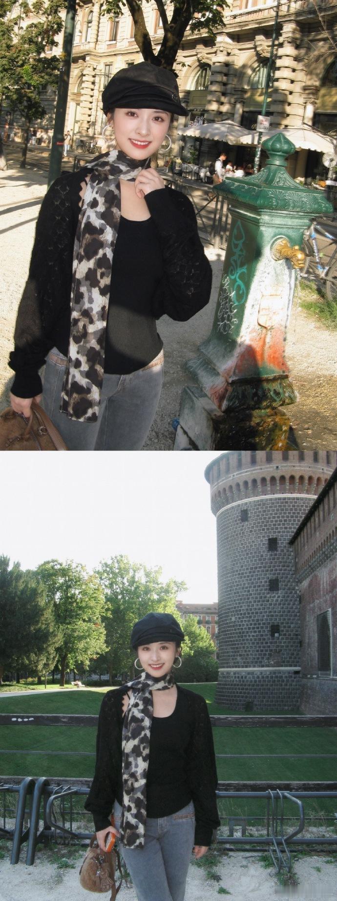 沈月米兰这一身梦回千禧年沈月我想象中的旅行出片belike 这集我好像看过，好像
