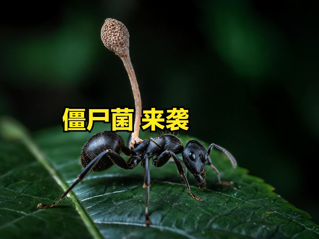 僵尸真菌能控制蚂蚁"穿着外衣"爬上高处赴死，它对人类大脑的权限有多大？
先看一个