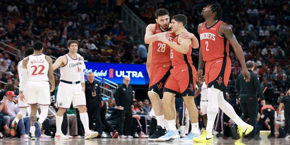 九点火箭再战快船！伊森打背靠背。看比赛：网页链接（复制到浏览器打开） 